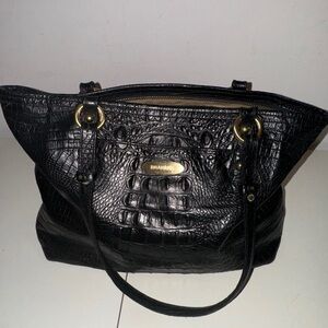 Black Brahmin Tote Bag
